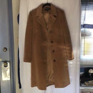 Jones New York tan dress coat